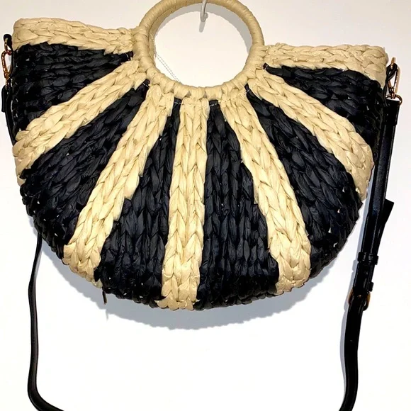 BP by Nordstrom woven straw handbag NWT - Picture 2 of 8